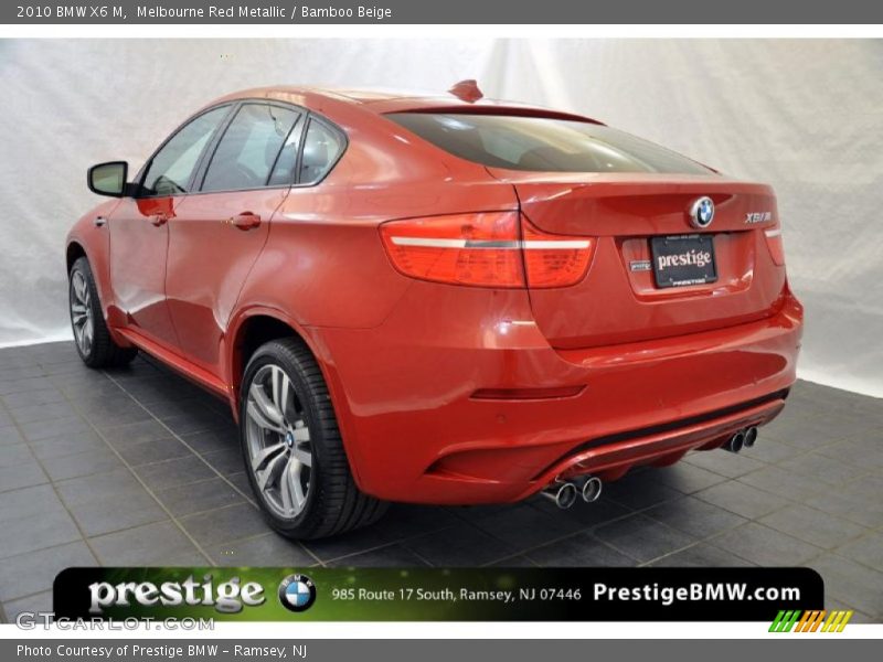 Melbourne Red Metallic / Bamboo Beige 2010 BMW X6 M