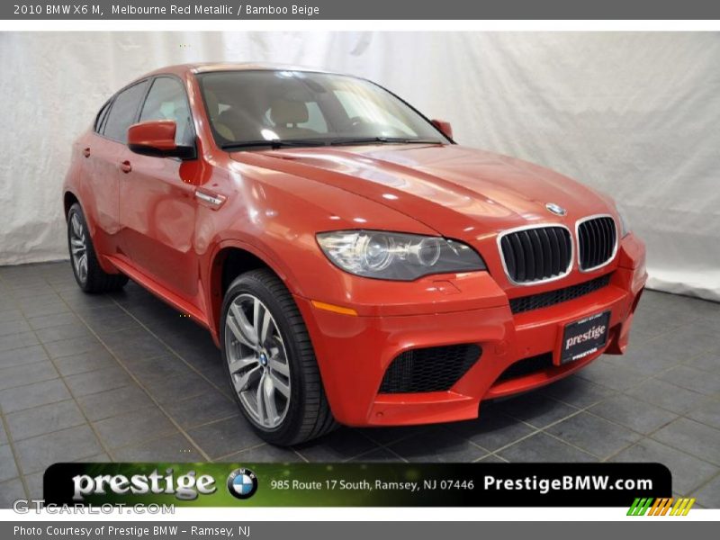 Melbourne Red Metallic / Bamboo Beige 2010 BMW X6 M