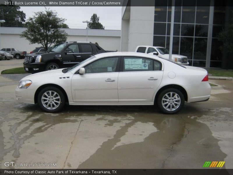 White Diamond TriCoat / Cocoa/Cashmere 2011 Buick Lucerne CXL
