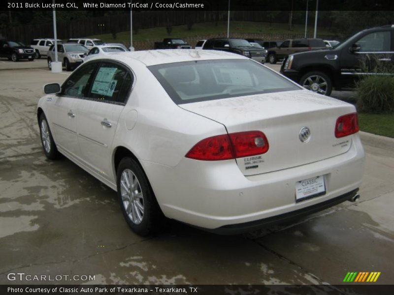 White Diamond TriCoat / Cocoa/Cashmere 2011 Buick Lucerne CXL
