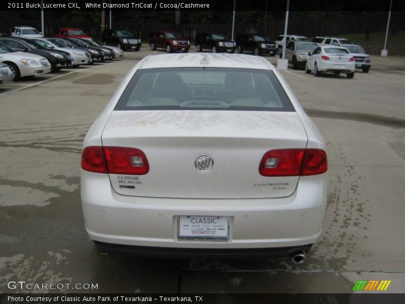 White Diamond TriCoat / Cocoa/Cashmere 2011 Buick Lucerne CXL