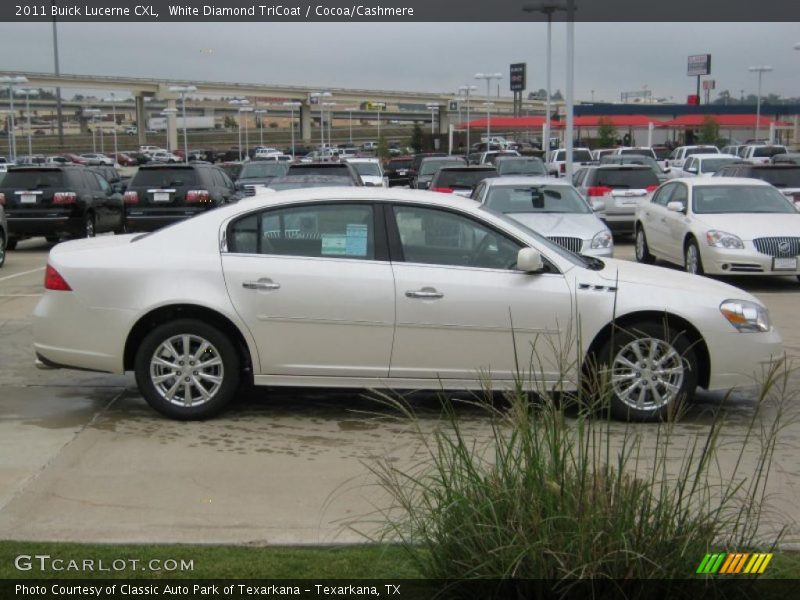 White Diamond TriCoat / Cocoa/Cashmere 2011 Buick Lucerne CXL