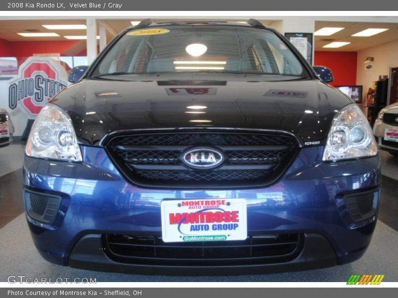 Velvet Blue / Gray 2008 Kia Rondo LX