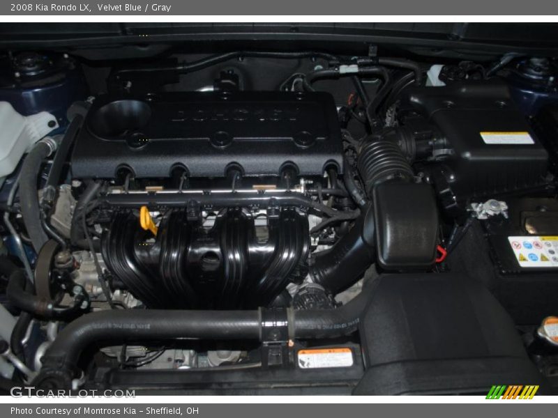  2008 Rondo LX Engine - 2.4 Liter DOHC 16-Valve 4 Cylinder