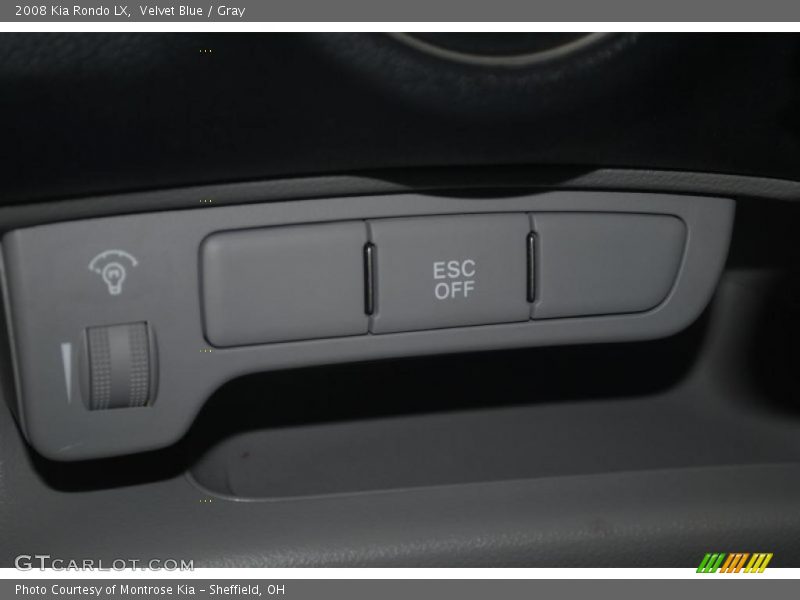 Controls of 2008 Rondo LX