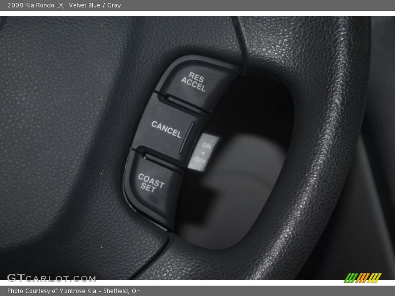 Controls of 2008 Rondo LX