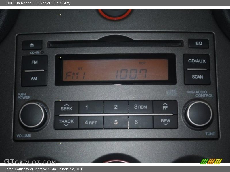 Controls of 2008 Rondo LX
