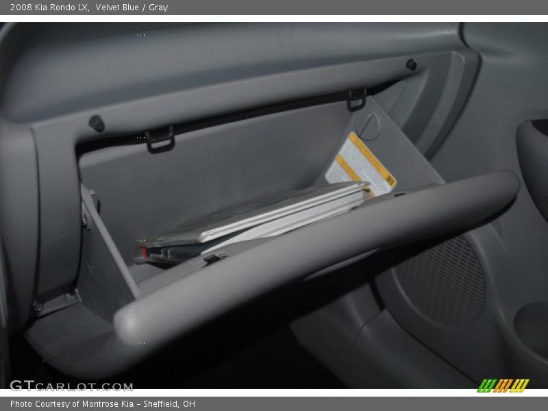 Velvet Blue / Gray 2008 Kia Rondo LX