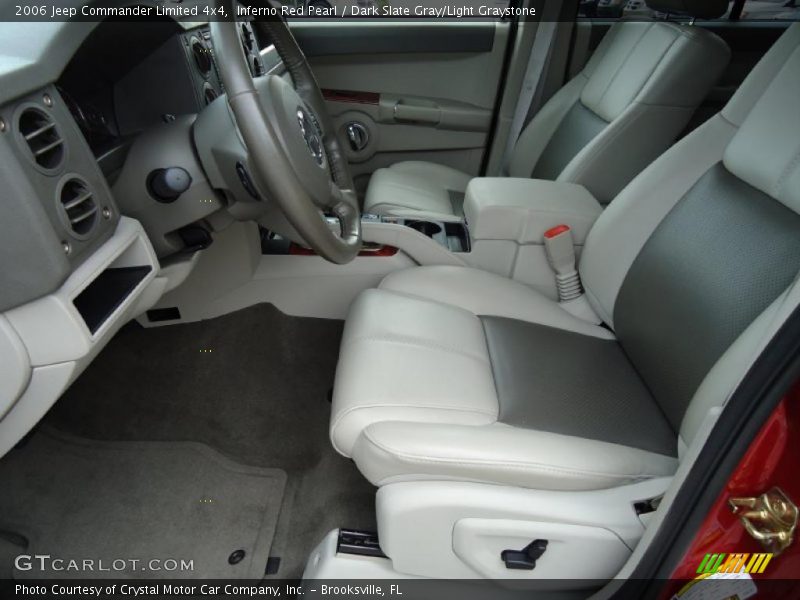 Inferno Red Pearl / Dark Slate Gray/Light Graystone 2006 Jeep Commander Limited 4x4