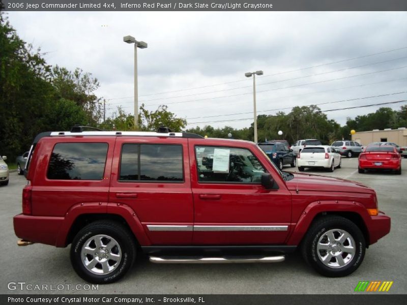Inferno Red Pearl / Dark Slate Gray/Light Graystone 2006 Jeep Commander Limited 4x4