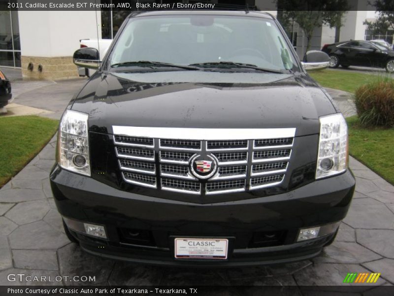 Black Raven / Ebony/Ebony 2011 Cadillac Escalade EXT Premium AWD
