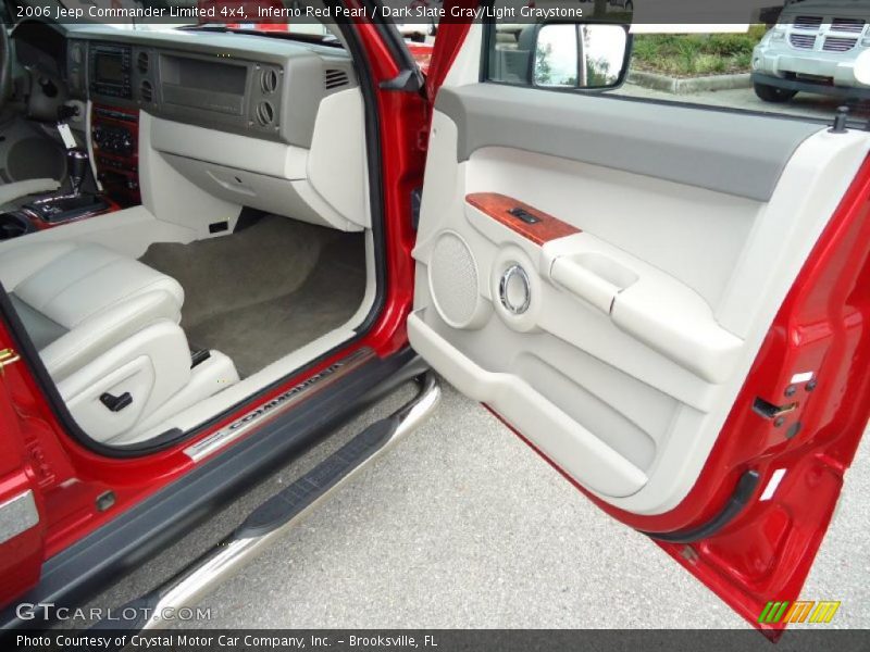 Inferno Red Pearl / Dark Slate Gray/Light Graystone 2006 Jeep Commander Limited 4x4