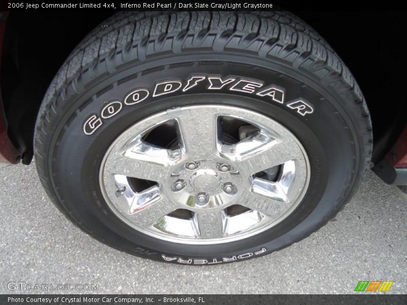 Inferno Red Pearl / Dark Slate Gray/Light Graystone 2006 Jeep Commander Limited 4x4