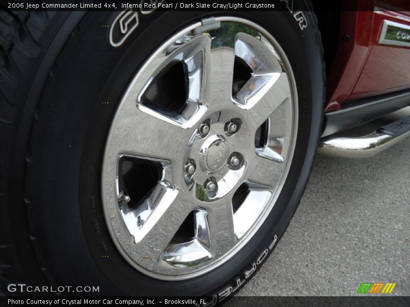 Inferno Red Pearl / Dark Slate Gray/Light Graystone 2006 Jeep Commander Limited 4x4