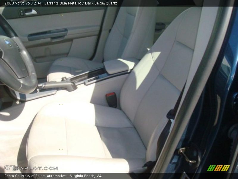 Barrents Blue Metallic / Dark Beige/Quartz 2008 Volvo V50 2.4i