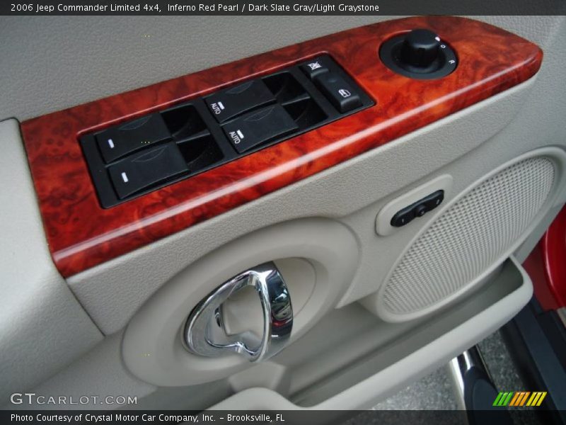 Inferno Red Pearl / Dark Slate Gray/Light Graystone 2006 Jeep Commander Limited 4x4