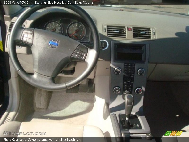 Dashboard of 2008 V50 2.4i