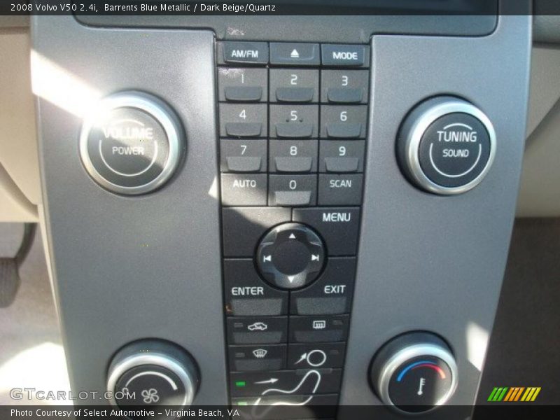 Controls of 2008 V50 2.4i