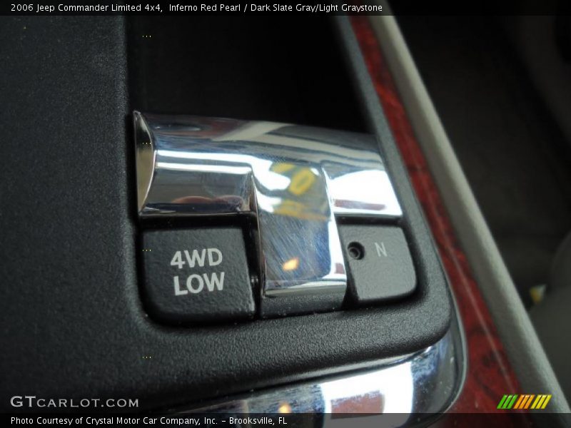 Inferno Red Pearl / Dark Slate Gray/Light Graystone 2006 Jeep Commander Limited 4x4