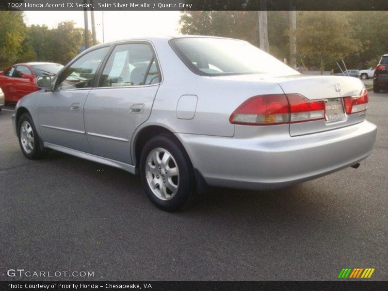 Satin Silver Metallic / Quartz Gray 2002 Honda Accord EX Sedan