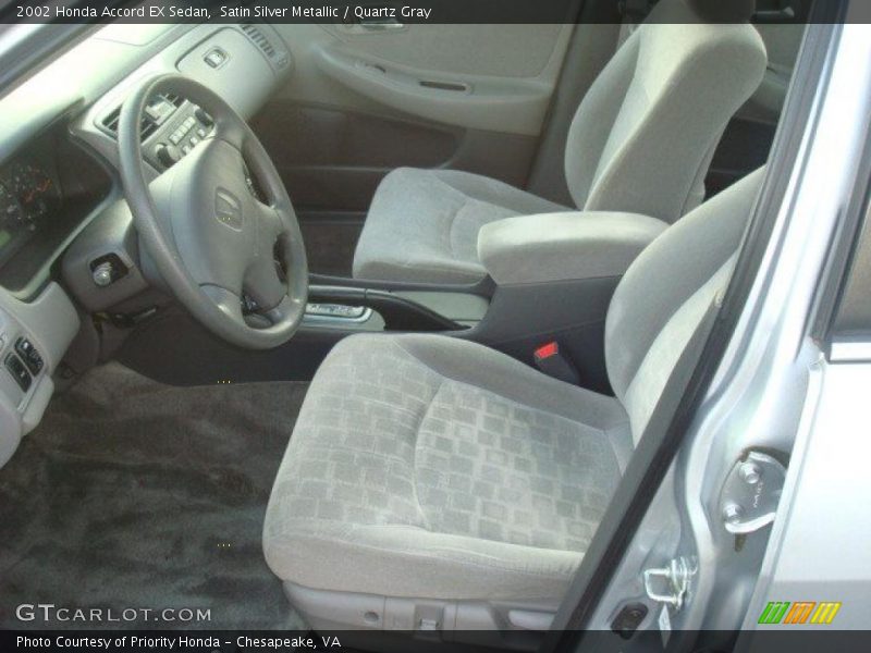  2002 Accord EX Sedan Quartz Gray Interior