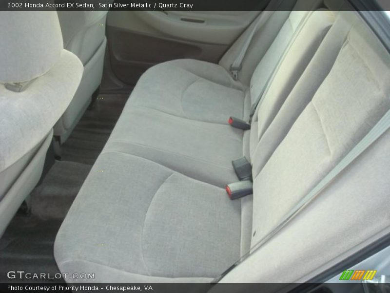  2002 Accord EX Sedan Quartz Gray Interior