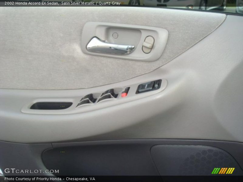 Satin Silver Metallic / Quartz Gray 2002 Honda Accord EX Sedan