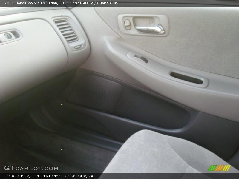 Satin Silver Metallic / Quartz Gray 2002 Honda Accord EX Sedan