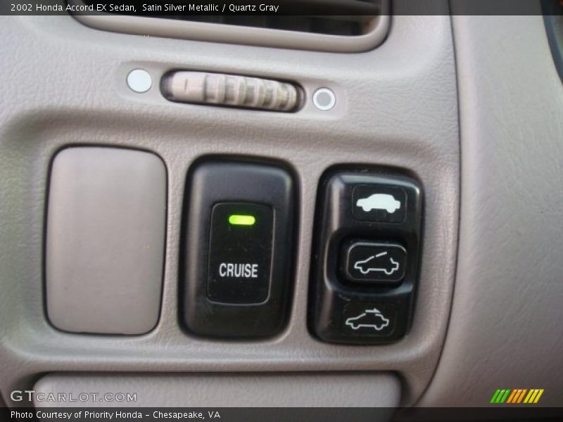 Controls of 2002 Accord EX Sedan