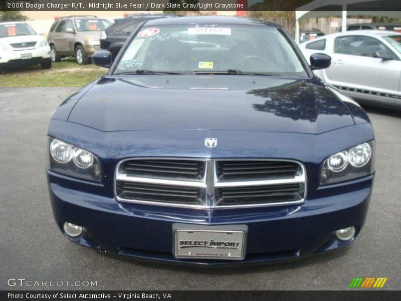 Midnight Blue Pearl / Dark Slate Gray/Light Graystone 2006 Dodge Charger R/T