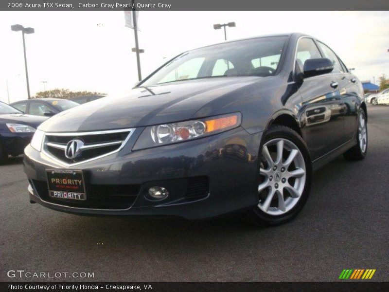 Carbon Gray Pearl / Quartz Gray 2006 Acura TSX Sedan