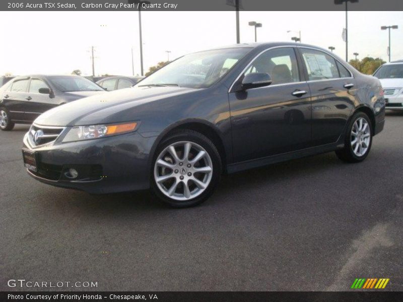 Carbon Gray Pearl / Quartz Gray 2006 Acura TSX Sedan