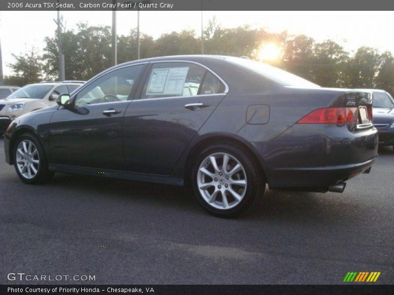 Carbon Gray Pearl / Quartz Gray 2006 Acura TSX Sedan