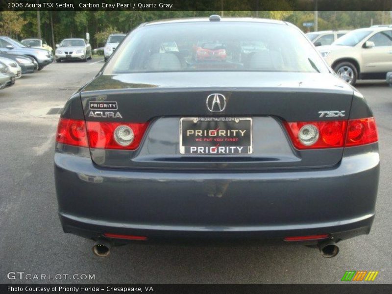 Carbon Gray Pearl / Quartz Gray 2006 Acura TSX Sedan
