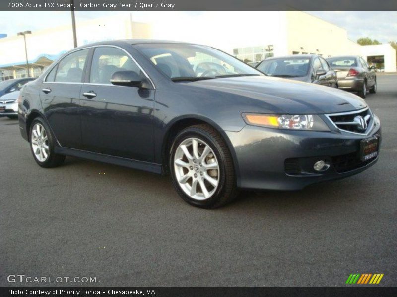 Carbon Gray Pearl / Quartz Gray 2006 Acura TSX Sedan