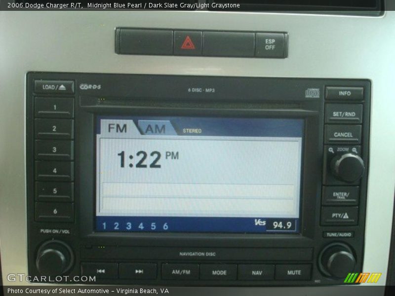 Controls of 2006 Charger R/T