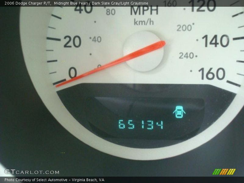 Midnight Blue Pearl / Dark Slate Gray/Light Graystone 2006 Dodge Charger R/T