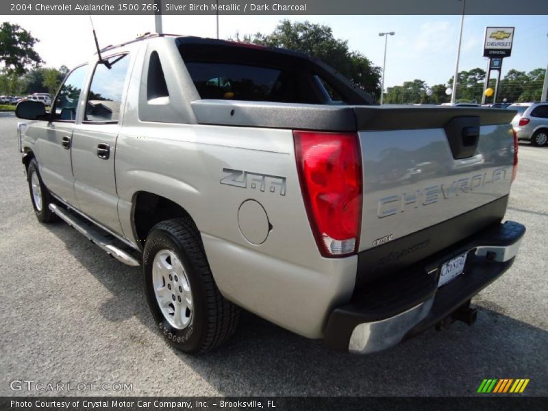 Silver Birch Metallic / Dark Charcoal 2004 Chevrolet Avalanche 1500 Z66