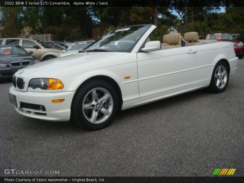 Alpine White / Sand 2002 BMW 3 Series 325i Convertible