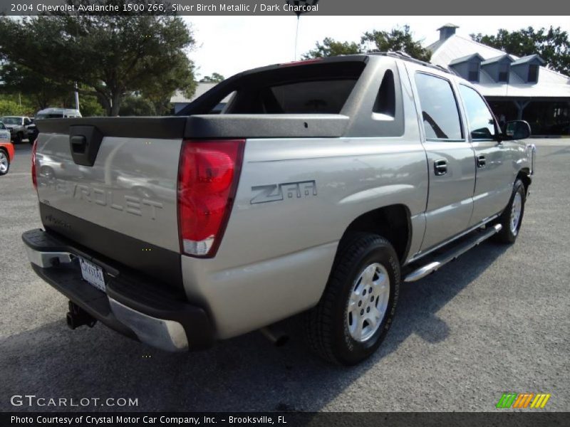 Silver Birch Metallic / Dark Charcoal 2004 Chevrolet Avalanche 1500 Z66