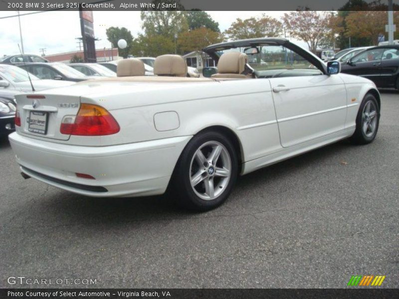Alpine White / Sand 2002 BMW 3 Series 325i Convertible