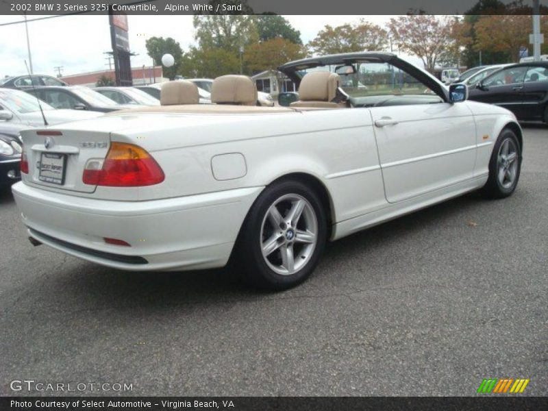 Alpine White / Sand 2002 BMW 3 Series 325i Convertible