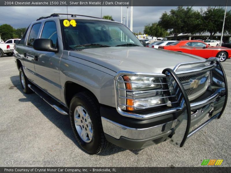 Silver Birch Metallic / Dark Charcoal 2004 Chevrolet Avalanche 1500 Z66