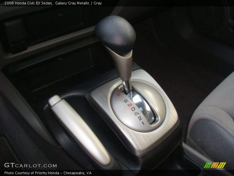 Galaxy Gray Metallic / Gray 2008 Honda Civic EX Sedan