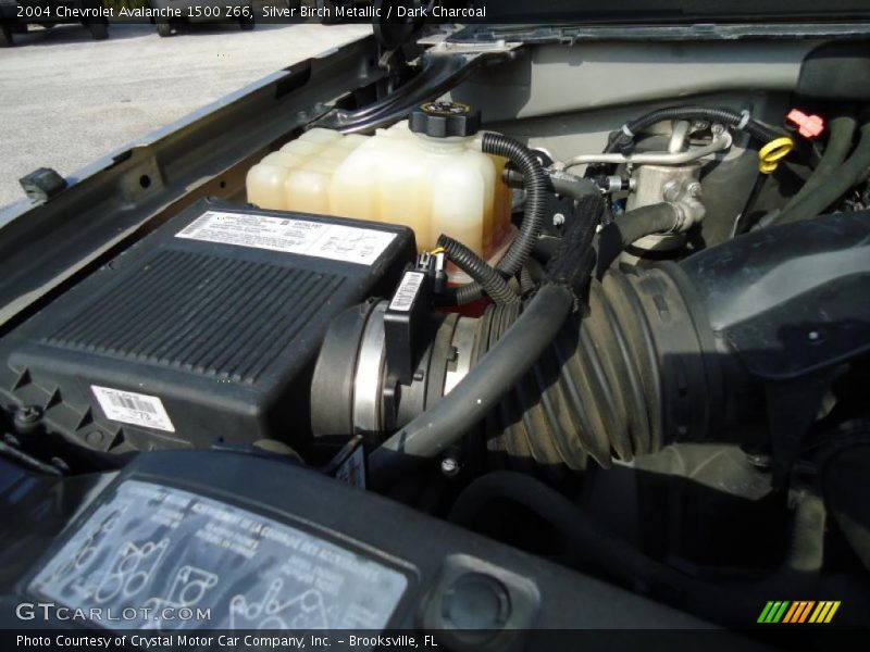 Silver Birch Metallic / Dark Charcoal 2004 Chevrolet Avalanche 1500 Z66