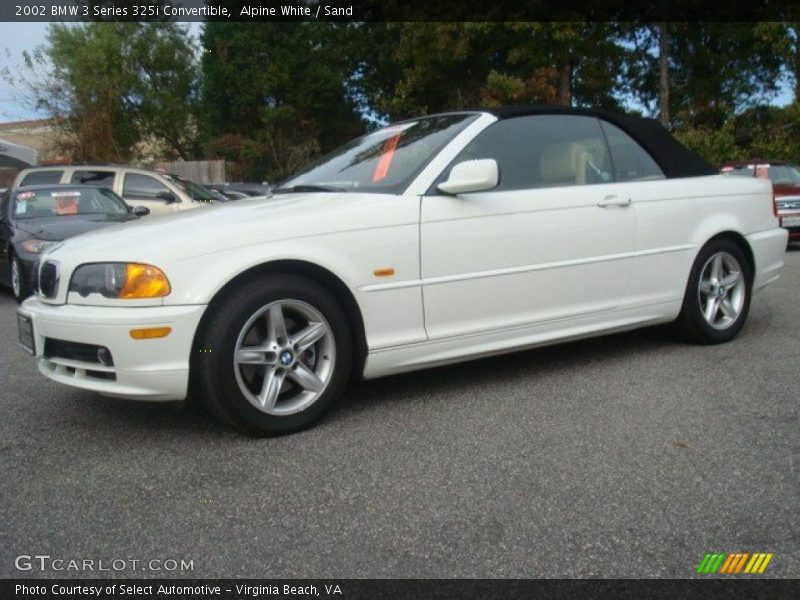 Alpine White / Sand 2002 BMW 3 Series 325i Convertible