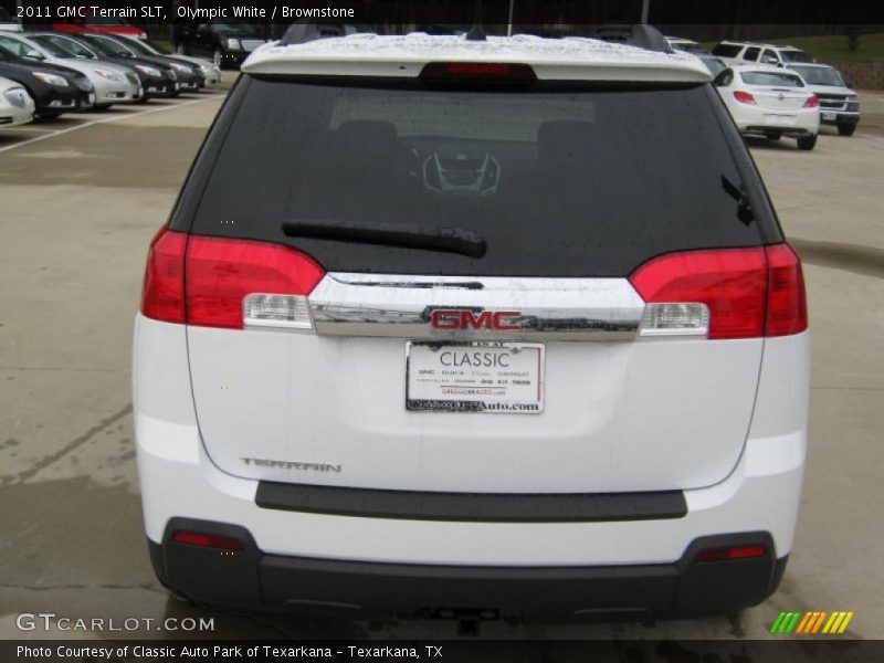 Olympic White / Brownstone 2011 GMC Terrain SLT