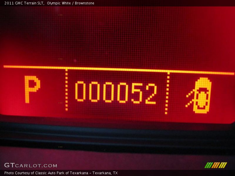 Olympic White / Brownstone 2011 GMC Terrain SLT