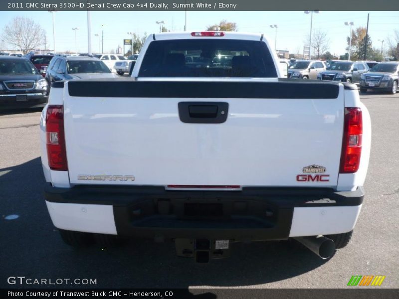Summit White / Ebony 2011 GMC Sierra 3500HD Denali Crew Cab 4x4 Dually