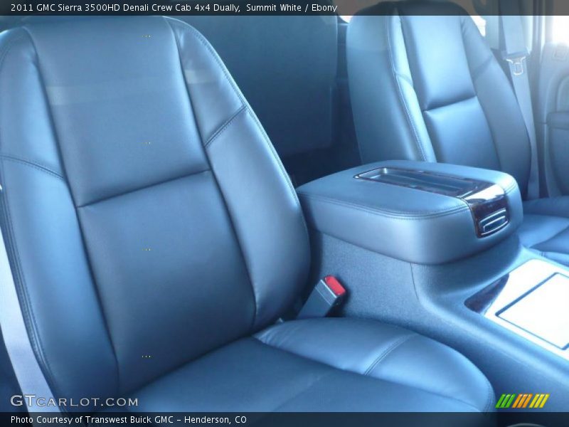  2011 Sierra 3500HD Denali Crew Cab 4x4 Dually Ebony Interior